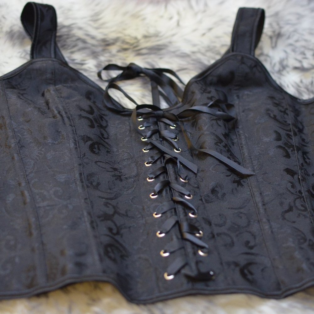 Bodice Top Black Women's Size XL